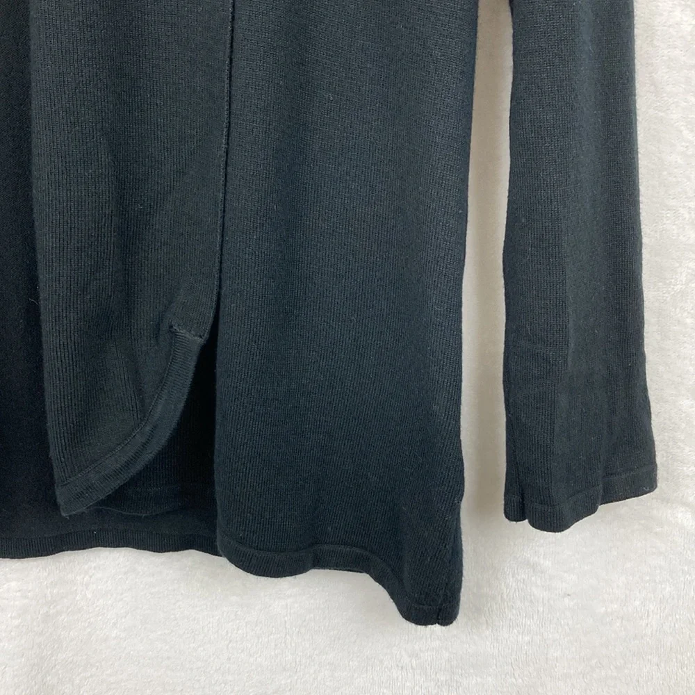 Women’s Black Shawl Collar Open Cardigan sz Medium